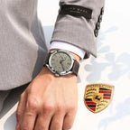 Poedagar Men's Leather Watch Nolan